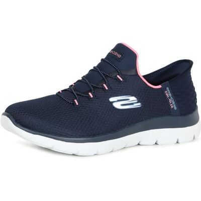 150123W Skechers Kobiety Summits Diamond Dream Trampki, Navy Mesh/Pink Trim, 40 EU Szeroki 150123W Skechers Kobiety Summits Diamond Dream Trampki, Navy Mesh/Pink Trim, 40 EU Szeroki