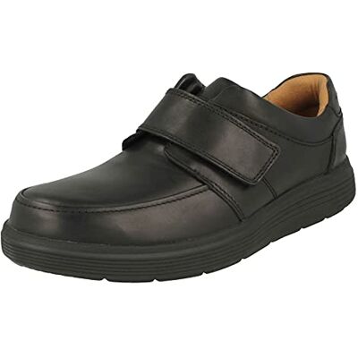 261369868 Clarks Męskie mokasyny z paskiem Un Abode, Czarna skóra 47 EU 261369868 Clarks Męskie mokasyny z paskiem Un Abode, Czarna skóra 47 EU