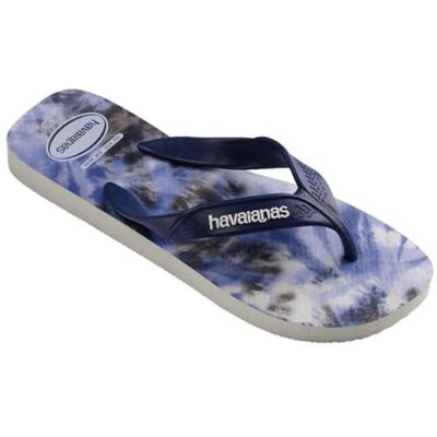 4000047 Havaianas Męskie klapki surfingowe, Biały granatowy biały, 4.5/5 UK 4000047 Havaianas Męskie klapki surfingowe, Biały granatowy biały, 4.5/5 UK