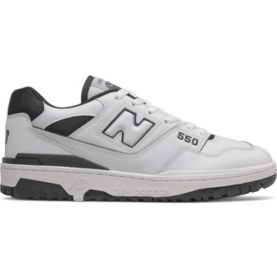 BB550HA1 New Balance Sneakersy męskie 550, biały/czarny, 8 BB550HA1 New Balance Sneakersy męskie 550, biały/czarny, 8