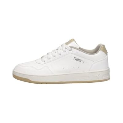 PUMA Court Classy Białe-Toast Almond Buty - Buty PUMA Court Classy Białe-Toast Almond Buty - Buty