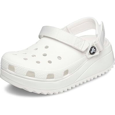 206772-143-M10W12 Crocs Unisex Classic Hiker Clog buty drewniane, biały, 43/44 EU 206772-143-M10W12 Crocs Unisex Classic Hiker Clog buty drewniane, biały, 43/44 EU
