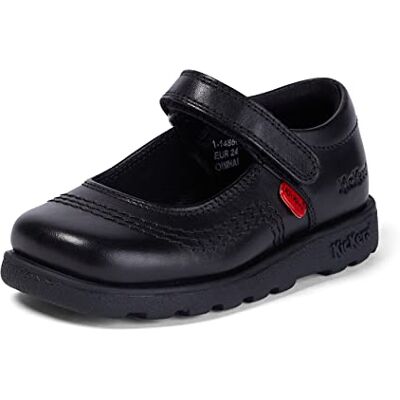 114850_BLK Kickers Fragma Pop, Mokasyny Dziewczyny, czarny, 24 EU 114850_BLK Kickers Fragma Pop, Mokasyny Dziewczyny, czarny, 24 EU