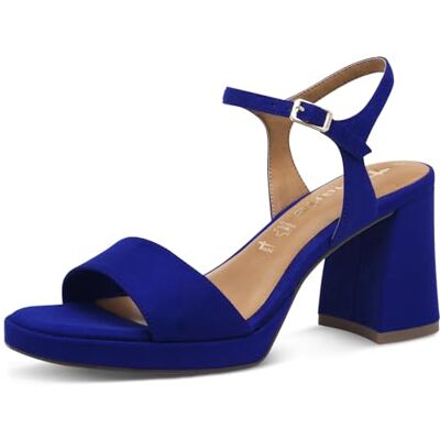 1-28343-44 Tamaris Damskie sandały na obcasie, ROYAL Blue, 38 EU, niebieski (Royal Blue), 38 EU 1-28343-44 Tamaris Damskie sandały na obcasie, ROYAL Blue, 38 EU, niebieski (Royal Blue), 38 EU