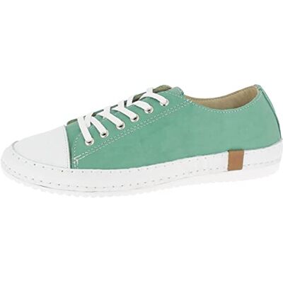0025903 Andrea Conti damskie pó³buty sznurowane , rozmiar:41 EU, kolor:Zielony 0025903 Andrea Conti damskie pó³buty sznurowane , rozmiar:41 EU, kolor:Zielony
