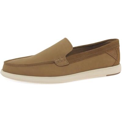 261724477 Clarks Bratton Loafer Mens Dark Tan Nubuck, 8.5 261724477 Clarks Bratton Loafer Mens Dark Tan Nubuck, 8.5