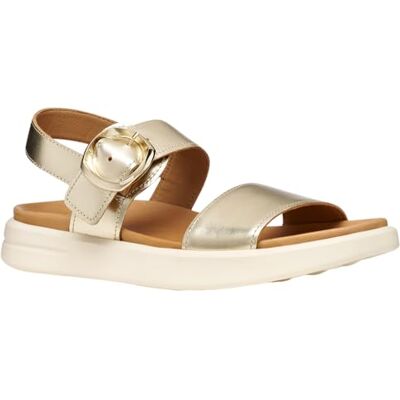 D65PAA000CF Geox D Xand 2s A, damskie sandały na koturnie, Lt Gold, 42 EU D65PAA000CF Geox D Xand 2s A, damskie sandały na koturnie, Lt Gold, 42 EU