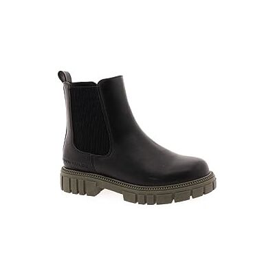 6370400003 Tom Tailor Kids Dziewczęce botki, Black khaki., 34 EU 6370400003 Tom Tailor Kids Dziewczęce botki, Black khaki., 34 EU