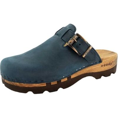 6911 Woody Męskie buty drewniane Lukas, niebieskie, 48 EU, niebieski, 48 EU 6911 Woody Męskie buty drewniane Lukas, niebieskie, 48 EU, niebieski, 48 EU
