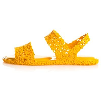 M 33440 melissa Panc Sandal + Isabela Capeto Ad, płaskie sandały damskie, Żółty, 40 EU M 33440 melissa Panc Sandal + Isabela Capeto Ad, płaskie sandały damskie, Żółty, 40 EU