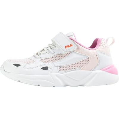 FFK0250 FILA Przyssawka dziecięca na rzepy, kapcie, White Prism Pink, 32 EU, Kolor: wielokolorowy, 32 EU FFK0250 FILA Przyssawka dziecięca na rzepy, kapcie, White Prism Pink, 32 EU, Kolor: wielokolorowy, 32 EU