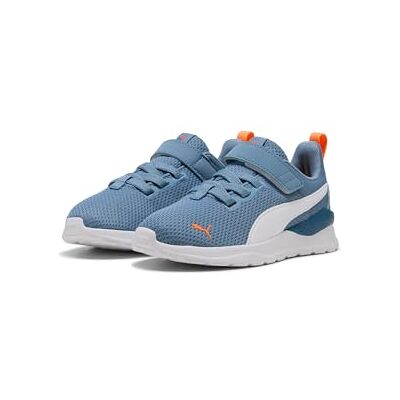 372010 PUMA Unisex Baby Anzarun Lite Ac Inf Sneaker, Chłodny niebieski PUMA biały pomarańczowy Glo, 20 EU 372010 PUMA Unisex Baby Anzarun Lite Ac Inf Sneaker, Chłodny niebieski PUMA biały pomarańczowy Glo, 20 EU