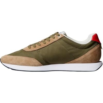 YM0YM013610JF40 8719965074583 Męski Retro Runner ESS Mix MAT YM0YM01361 Low Top, Khaki (Capers/Khaki/Flame Scarlet), 6,5 UK, Khaki Kapary Khaki Płomień Szkarłatny, 39 EU YM0YM013610JF40 8719965074583 Męski Retro Runner ESS Mix MAT YM0YM01361 Low Top, Khaki (Capers/Khaki/Flame Scarlet), 6,5 UK, Khaki Kapary Khaki Płomień Szkarłatny, 39 EU