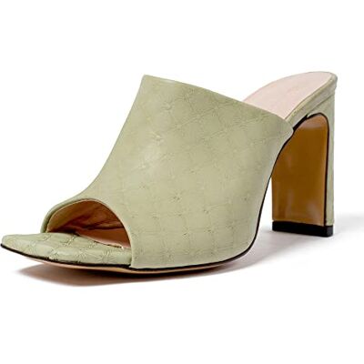 O_SUMN_K17_35 L37 HANDMADE SHOES Damskie sandały Summer Nights Heeled, zielony, 35 EU O_SUMN_K17_35 L37 HANDMADE SHOES Damskie sandały Summer Nights Heeled, zielony, 35 EU