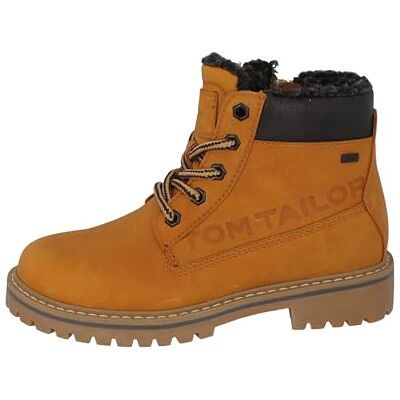 4270060004 Tom Tailor Kids Chłopięce modne kozaki, piaskowy, 33 EU 4270060004 Tom Tailor Kids Chłopięce modne kozaki, piaskowy, 33 EU