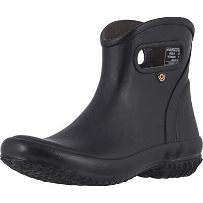 72521-001-001 BOGS Damskie naszywane botki wodoodporne ogrodowe buty przeciwdeszczowe, Czarny 44 EU 72521-001-001 BOGS Damskie naszywane botki wodoodporne ogrodowe buty przeciwdeszczowe, Czarny 44 EU