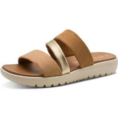 2-27211-46 Marco Tozzi Damskie klapki , Almond Comb, 38 EU 2-27211-46 Marco Tozzi Damskie klapki , Almond Comb, 38 EU