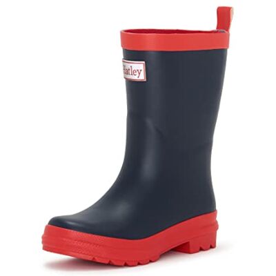 RB0NAVY307I Hatley Classic Wellington tęczowe buty przeciwdeszczowe, unisex, dziecięce, Granatowy/czerwony, 20 EU RB0NAVY307I Hatley Classic Wellington tęczowe buty przeciwdeszczowe, unisex, dziecięce, Granatowy/czerwony, 20 EU