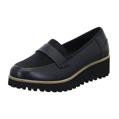 1254352 ARA Damskie klapki Kent, czarny, 37.5 EU szeroki 1254352 ARA Damskie klapki Kent, czarny, 37.5 EU szeroki