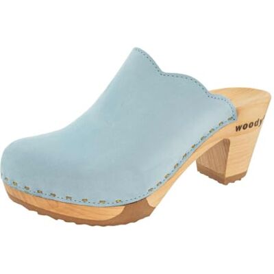 20270 Woody Damskie buty drewniane Nina, błękitne, 41 EU, błękitny, 41 EU 20270 Woody Damskie buty drewniane Nina, błękitne, 41 EU, błękitny, 41 EU