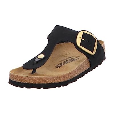 43693 Birkenstock Classic Gizeh japonki damskie, czarny, 37 EU wąski 43693 Birkenstock Classic Gizeh japonki damskie, czarny, 37 EU wąski