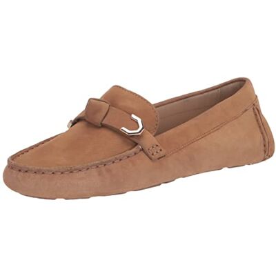 W22636-250 Cole Haan Damski loafer Evelyn Bow Driving Style, Brzozowy beżowy nubuk Akuya, 38.5 EU W22636-250 Cole Haan Damski loafer Evelyn Bow Driving Style, Brzozowy beżowy nubuk Akuya, 38.5 EU