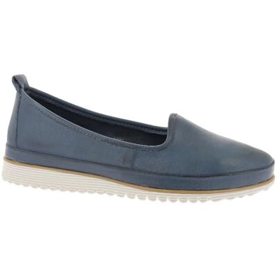 0021709 Andrea Conti Baleriny damskie, Jeans, 42 EU 0021709 Andrea Conti Baleriny damskie, Jeans, 42 EU