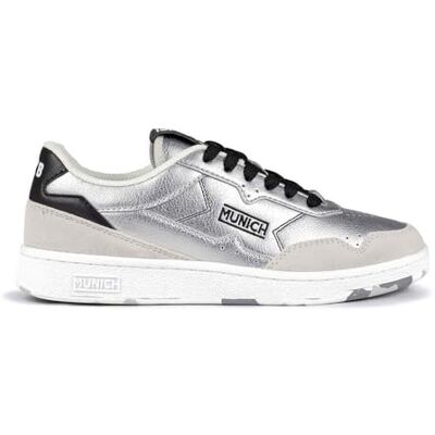 HAIMEI-AU Monachium 24/7, Trampki Unisex Dorosły, Srebrny, 35 EU, Srebrny, 35 EU HAIMEI-AU Monachium 24/7, Trampki Unisex Dorosły, Srebrny, 35 EU, Srebrny, 35 EU