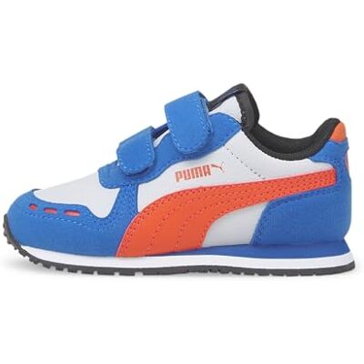 383731 PUMA Unisex dziecięce Cabana Racer Sl 20 V Inf Sneaker, Puma biały pomidor wiśniowy 22 EU 383731 PUMA Unisex dziecięce Cabana Racer Sl 20 V Inf Sneaker, Puma biały pomidor wiśniowy 22 EU
