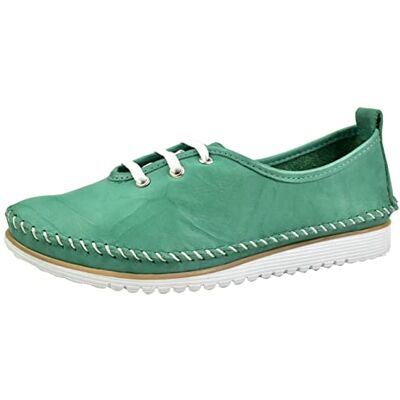 0023626 Andrea Conti damskie pó³buty sznurowane , rozmiar:37 EU, kolor:Zielony 0023626 Andrea Conti damskie pó³buty sznurowane , rozmiar:37 EU, kolor:Zielony