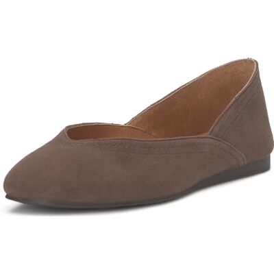 ALBA Lucky Brand Baletki damskie Flat, Cappucino, 37 EU ALBA Lucky Brand Baletki damskie Flat, Cappucino, 37 EU