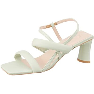 O_SDAN_S73_36 L37 HANDMADE SHOES Damskie sandały Solo Dancing Heeled Heeled, zielony, 36 EU O_SDAN_S73_36 L37 HANDMADE SHOES Damskie sandały Solo Dancing Heeled Heeled, zielony, 36 EU