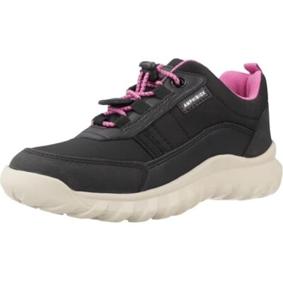 J46LGA0FU50 Geox J Simbyos Girl B ABX, Trampki Dziewczyny, czarny, 39 EU J46LGA0FU50 Geox J Simbyos Girl B ABX, Trampki Dziewczyny, czarny, 39 EU