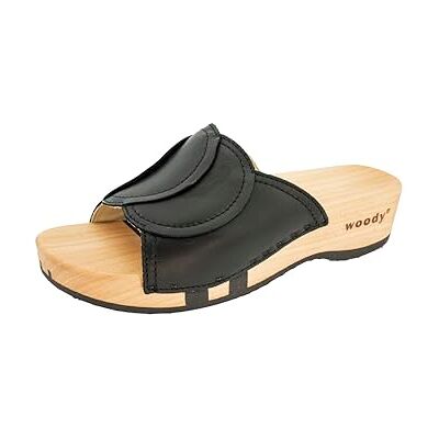 404 Woody Vanessa damskie buty drewniane, czarne, 42 EU, czarny, 42 EU 404 Woody Vanessa damskie buty drewniane, czarne, 42 EU, czarny, 42 EU