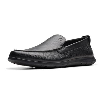 5063090831393 Clarks Męskie mokasyny Flexway Step Flat, Czarna skóra, 41 EU 5063090831393 Clarks Męskie mokasyny Flexway Step Flat, Czarna skóra, 41 EU