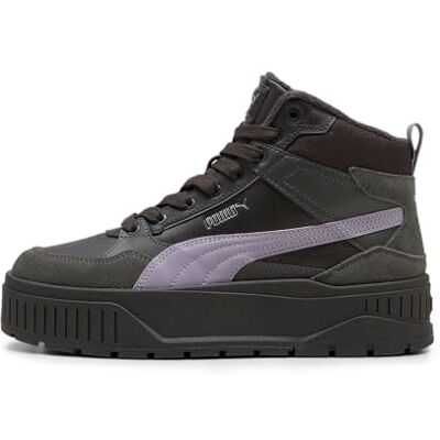 397464_02 PUMA Damskie trampki Karmen Ii Idol MidSneaker, Płaski ciemnoszary blady śliwkowy PUMA srebrny, 40.5 EU 397464_02 PUMA Damskie trampki Karmen Ii Idol MidSneaker, Płaski ciemnoszary blady śliwkowy PUMA srebrny, 40.5 EU