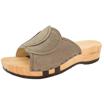 404 Woody Vanessa damskie buty drewniane, szare, 37 EU, szary piasek, 37 eu 404 Woody Vanessa damskie buty drewniane, szare, 37 EU, szary piasek, 37 eu