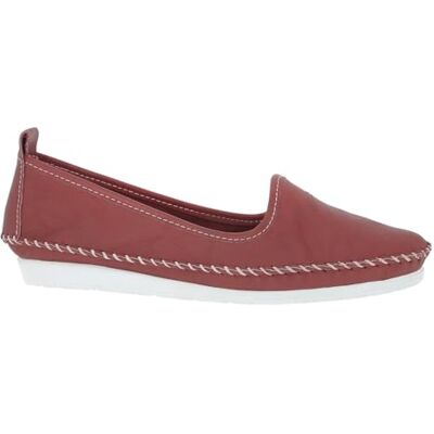 0027449 Andrea Conti Damskie pantofle baleriny mokasyny, bordo, 35 EU 0027449 Andrea Conti Damskie pantofle baleriny mokasyny, bordo, 35 EU