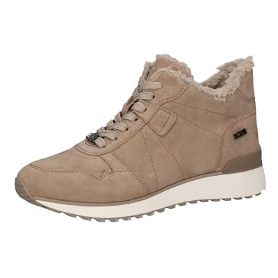 9-26210-41 CAPRICE Damskie sneakersy wysokie z wyściółką ze skóry, wymienna wkładka, szerokość G, Mud Suede, 38 EU 9-26210-41 CAPRICE Damskie sneakersy wysokie z wyściółką ze skóry, wymienna wkładka, szerokość G, Mud Suede, 38 EU