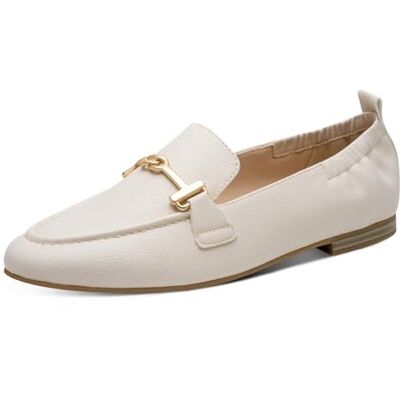 2-24607-46 MARCO TOZZI Slipper , mokasyny damskie, kremowe, 37 EU 2-24607-46 MARCO TOZZI Slipper , mokasyny damskie, kremowe, 37 EU