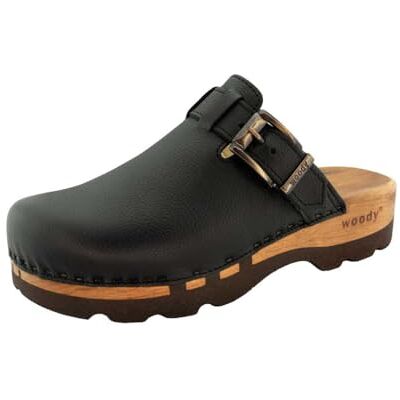 6911 Woody Męskie buty drewniane Lukas, czarne, 46 EU, czarny, 46 EU 6911 Woody Męskie buty drewniane Lukas, czarne, 46 EU, czarny, 46 EU