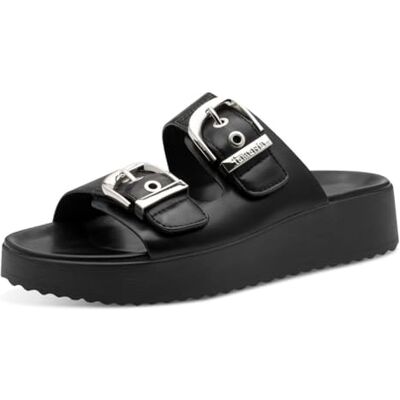 1-27417-46 Tamaris Damskie klapki , czarne, 39 EU 1-27417-46 Tamaris Damskie klapki , czarne, 39 EU