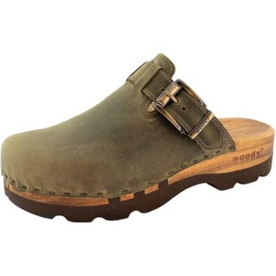 6911 Woody Męskie buty drewniane Lukas, zielone, 48 EU, zielony, 48 EU 6911 Woody Męskie buty drewniane Lukas, zielone, 48 EU, zielony, 48 EU