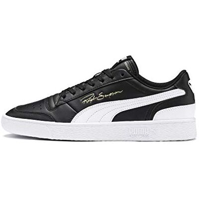 370846 PUMA Ralph Sampson Lo Sneaker uniseks, Czarny Puma Blk Puma Wht Puma WHT, 38.5 EU 370846 PUMA Ralph Sampson Lo Sneaker uniseks, Czarny Puma Blk Puma Wht Puma WHT, 38.5 EU