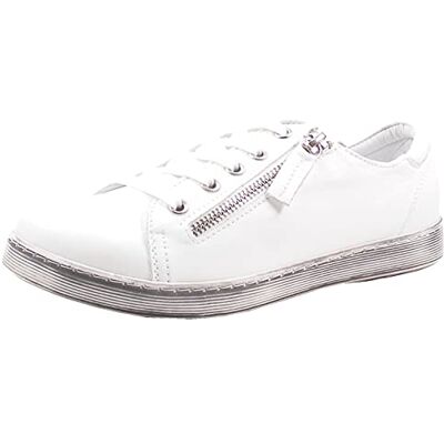 0347893 Andrea Conti damskie pó³buty sznurowane skórzane , rozmiar:42 EU, kolor:Bia³y 0347893 Andrea Conti damskie pó³buty sznurowane skórzane , rozmiar:42 EU, kolor:Bia³y