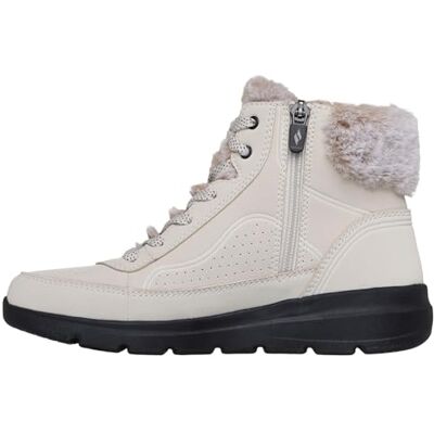 144199 NTBK Skechers Damskie botki Glacial Ultra Mountain Muse, Naturalny czarny syntetyczny, 36 EU 144199 NTBK Skechers Damskie botki Glacial Ultra Mountain Muse, Naturalny czarny syntetyczny, 36 EU