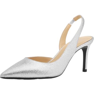 40S5HNMP2M-040 Michael Kors Alina damskie buty na obcasie, 38,5 EU, srebrny, 38.5 EU 40S5HNMP2M-040 Michael Kors Alina damskie buty na obcasie, 38,5 EU, srebrny, 38.5 EU