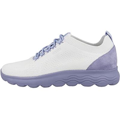 D15NUA06K22 Geox D Spherica Adidasy Kobiety, Off White Lt Violet, 41 EU D15NUA06K22 Geox D Spherica Adidasy Kobiety, Off White Lt Violet, 41 EU