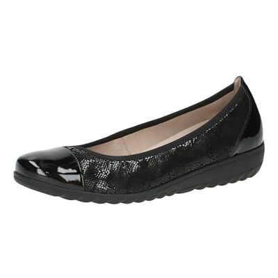 9-22103-41 CAPRICE Baleriny damskie , czarny Comb, 37 eu 9-22103-41 CAPRICE Baleriny damskie , czarny Comb, 37 eu