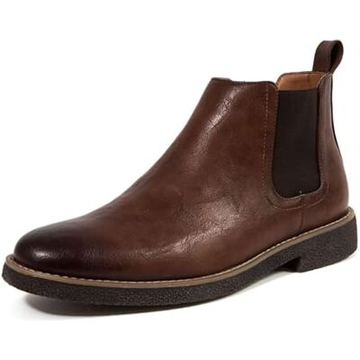 RCKLNDVEGA Deer Stags Męskie buty Rockland Dress Comfort Chelsea, Brązowy/ciemnobrązowy, 46 EU Szeroki RCKLNDVEGA Deer Stags Męskie buty Rockland Dress Comfort Chelsea, Brązowy/ciemnobrązowy, 46 EU Szeroki